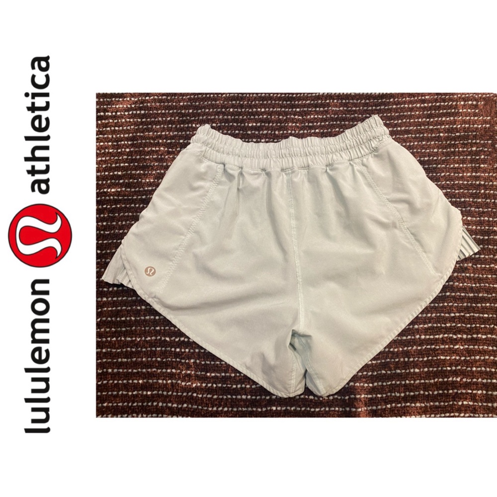 Lululemon Mint Green Side Ruffle Short